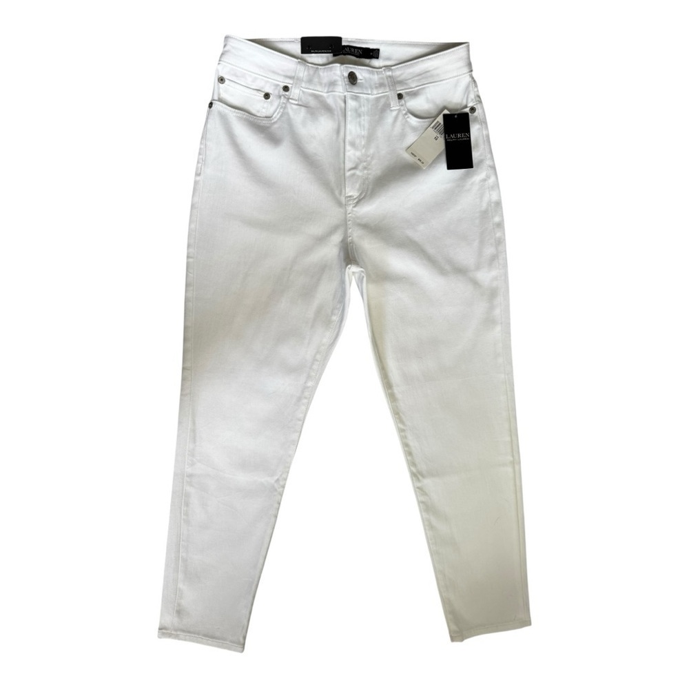 Lauren Ralph Lauren High-Rise Skinny Crop Jeans – Size 10 – New With Tags - Picture 4 of 6
